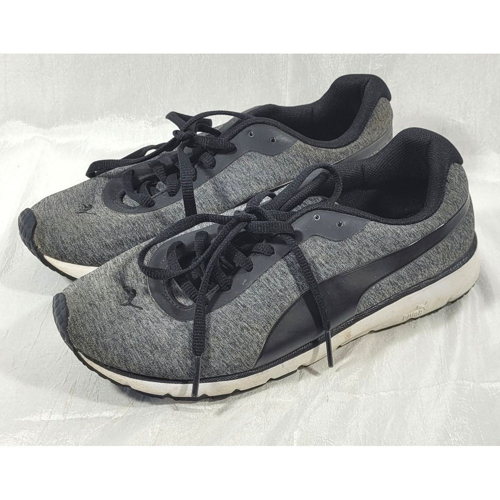 Puma Women's Narita V3 WN Heathered Black/Gray Sneakers -‎ Size US 7